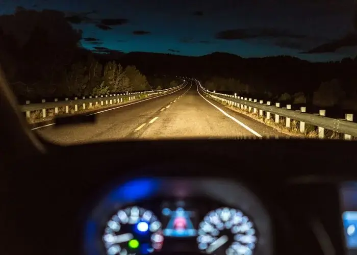 Why should you drive more slowly at night